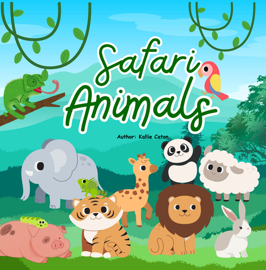 "Safari Animals: A Fun Picture Book for Toddlers"